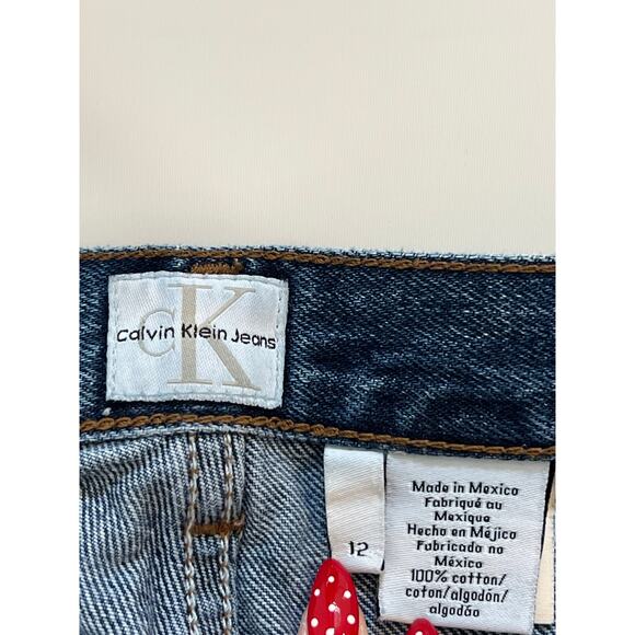 Vtg Calvin Klein Bootcut Jeans Medium Wash 5-Pockets Womens Size 12 Casual - Picture 11 of 15